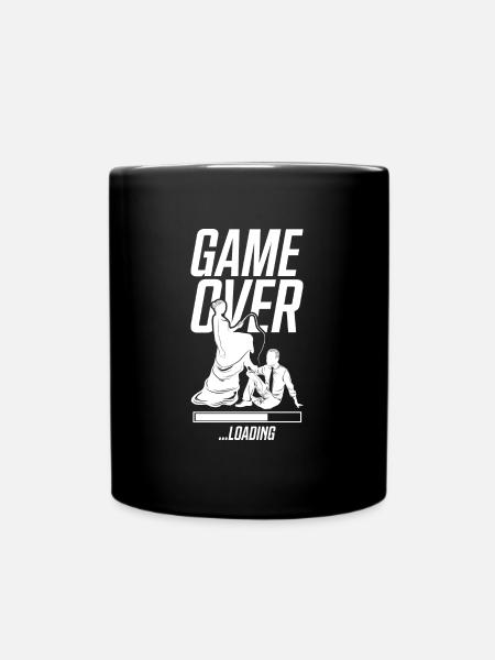 couple game over loading mariage - Mug uni - noir