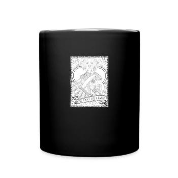 Best Dog Dad Ever Vintage Boxer Dog Owner Lover - Full Colour Mug - black - Front
