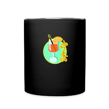 Spritz Cocktail Party - Tasse einfarbig - Schwarz - Vorne