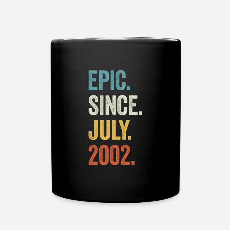 21e anniversaire 21 ans Epic depuis juillet 2002 - Mug uni - noir