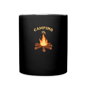 Équipe de camping - Mug uni - noir - Devant