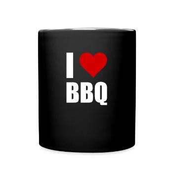 BBQ - Tasse einfarbig - Schwarz - Vorne
