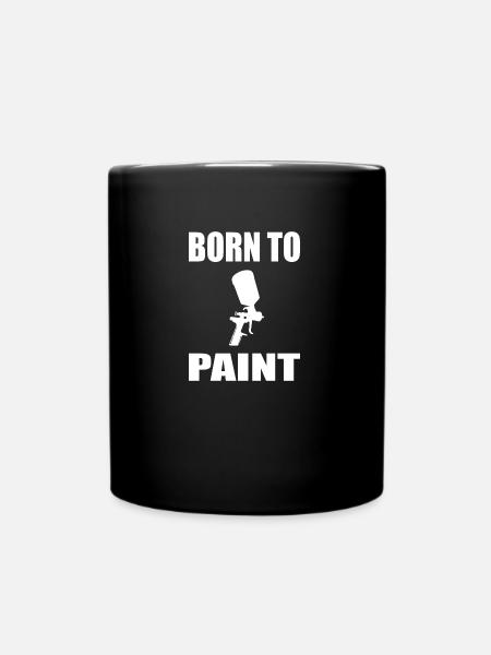Lackierer - Tasse einfarbig - Schwarz