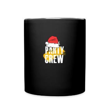 Christmas party crew - Full Colour Mug - black - Front