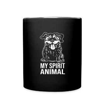 SAUVETAGE ANIMAL AIDE AUX ANIMAUX - Mug uni - noir - Devant