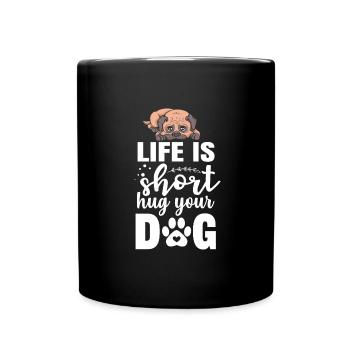 Dog - Full Colour Mug - black - Front