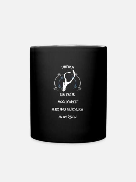 Zelt Camping Camper Pfadfinder Biwakieren - Tasse einfarbig - Schwarz