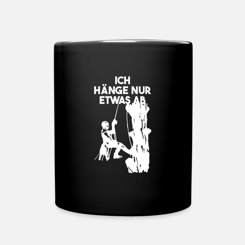 Baumklettern Arborist Arboristen Geschenk - Tasse einfarbig - Schwarz