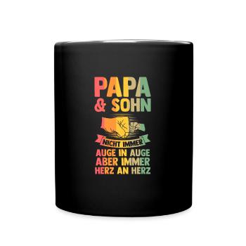 Patenonkel Patentochter Pate Geschenk - Tasse einfarbig - Schwarz - Vorne