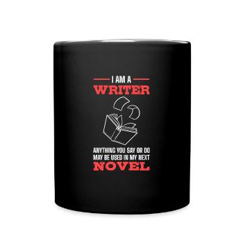 Author - Full Colour Mug - black - Front