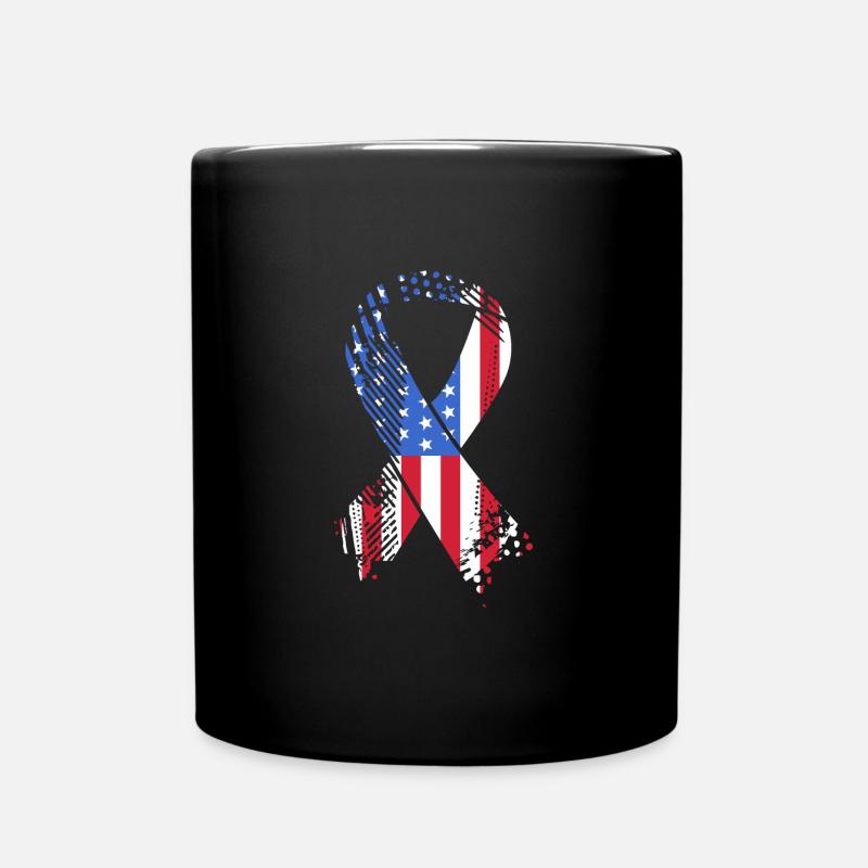 Multiple Sklerose MS - Tasse einfarbig - Schwarz
