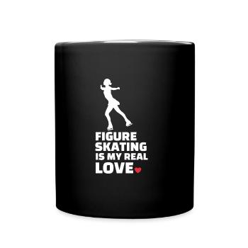 Figure skating - Full Colour Mug - black - Front