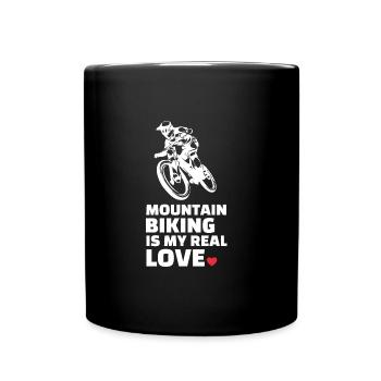 J’adore le VTT - Mug uni - noir - Devant