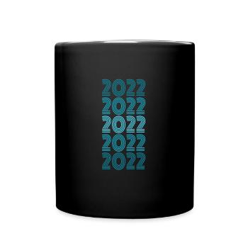 Année 2022 - Mug uni - noir - Devant