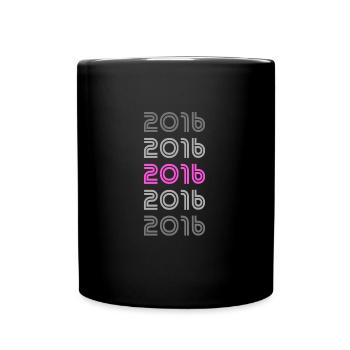 Rose 2016 - Mug uni - noir - Devant
