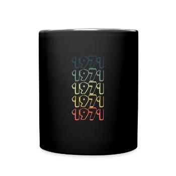 in 1971 - Full Colour Mug - black - Front