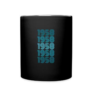Fête 1958 - Mug uni - noir - Devant