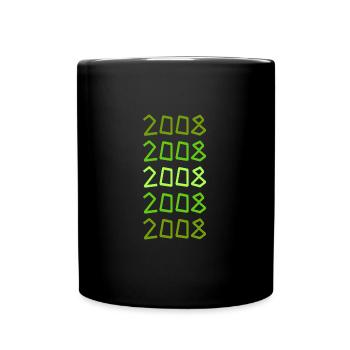 Funny 2008 - Full Colour Mug - black - Front