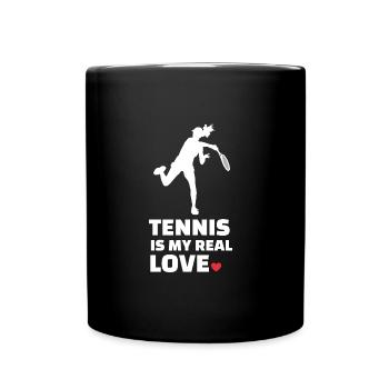 J’adore le tennis - Mug uni - noir - Devant