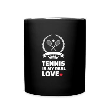 J’adore le tennis - Mug uni - noir - Devant