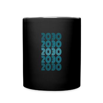 Party 2030 - Full Colour Mug - black - Front