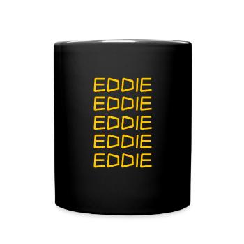 Garçon Eddie - Mug uni - noir - Devant