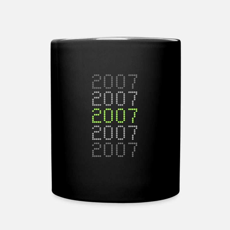 2007 2007 - Tasse einfarbig - Schwarz