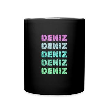 Deniz Deniz - Full Colour Mug - black - Front
