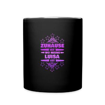 Luisa - Tasse einfarbig - Schwarz - Vorne