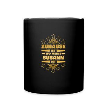 Girlfriend Susann - Full Colour Mug - black - Front
