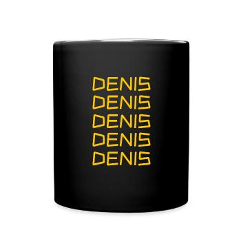 Gift for Denis - Full Colour Mug - black - Front