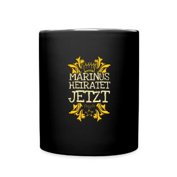 Marins uals Bachelor - Mug uni - noir - Devant