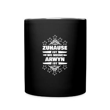 Arwyn : Petite amie - Mug uni - noir - Devant