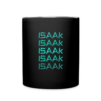 Gift for Isaac - Full Colour Mug - black - Front