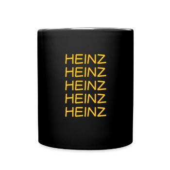 First name Heinz - Full Colour Mug - black - Front