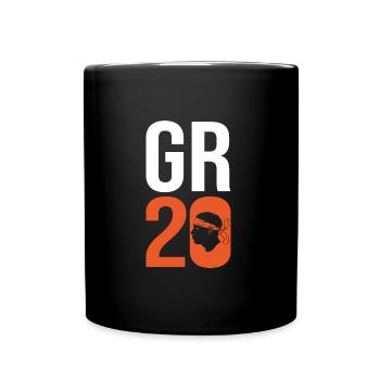 GR20 trek randonnée Corse Gr20 gr 20 GR 20 - Mug uni - noir - Devant