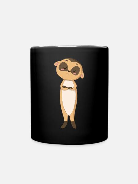 Meerkat Sweet - Full Colour Mug - black