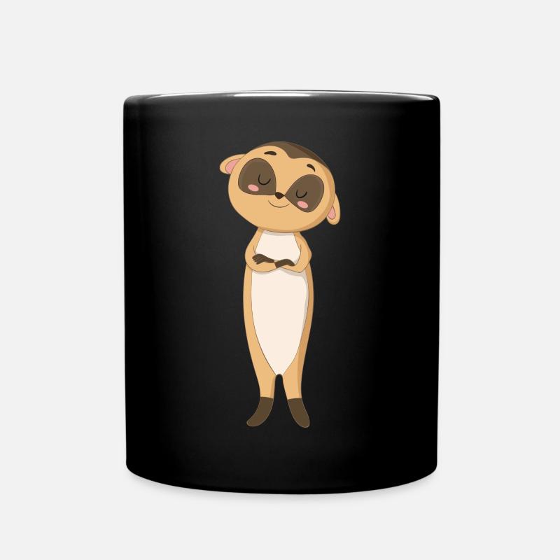 Meerkat Sweet - Full Colour Mug - black