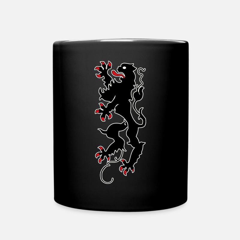 Chemnitzer Löwe - Chemnitz - Tasse einfarbig - Schwarz