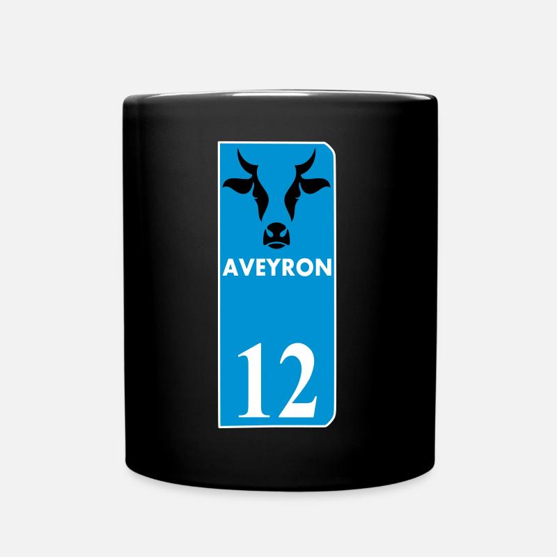 Aveyron - Mug uni - noir