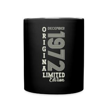 Original December 1972 50th birthday gift - Full Colour Mug - black - Front