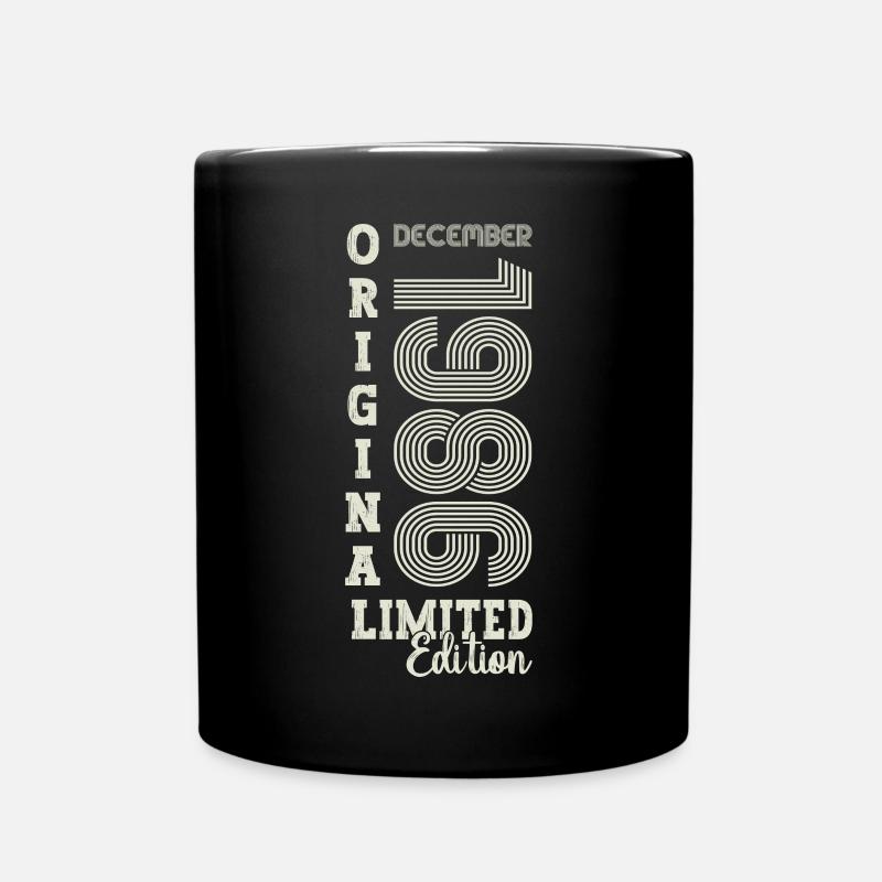 Original Décembre 1986 Cadeau du 36e anniversaire - Mug uni - noir