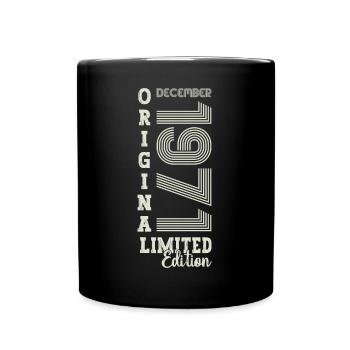 Original December 1971 51st Birthday Gift - Full Colour Mug - black - Front