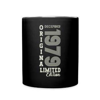 Cadeau original du 43e anniversaire de décembre 1979 - Mug uni - noir - Devant