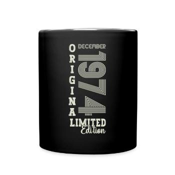 Original December 1974 48th birthday gift - Full Colour Mug - black - Front