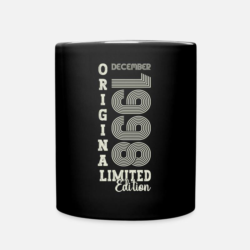 Original Dezember 1998 24. Geburtstag Geschenk - Tasse einfarbig - Schwarz