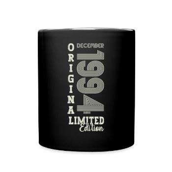Original December 1994 28th birthday gift - Full Colour Mug - black - Front