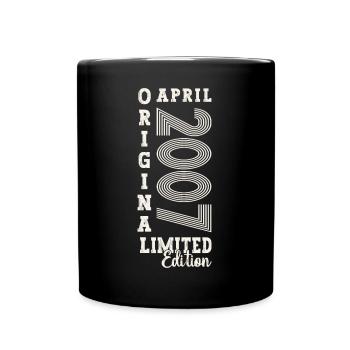 16th birthday man April Born 2007 Original - Full Colour Mug - black - Front