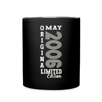 17th Birthday Man Original May Vintage 2006 - Full Colour Mug - black - Front