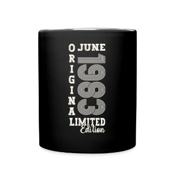 40th Birthday Man June Year 1983 Original - Full Colour Mug - black - Front